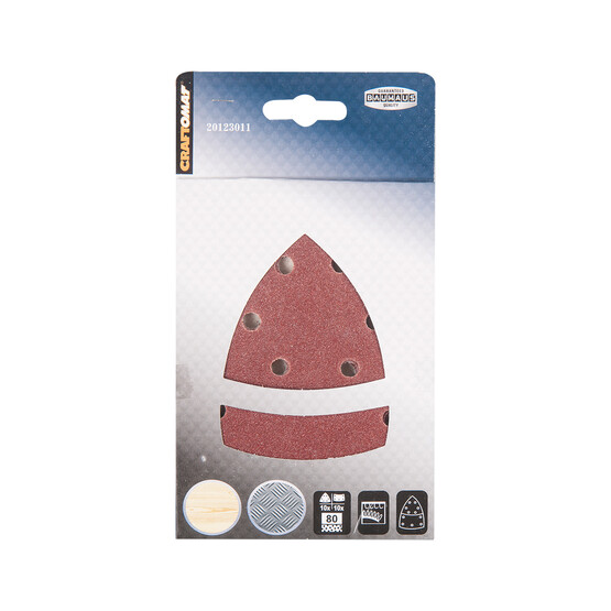 Craftomat K60 10x80 Üçgen Zımpara Tabanı 