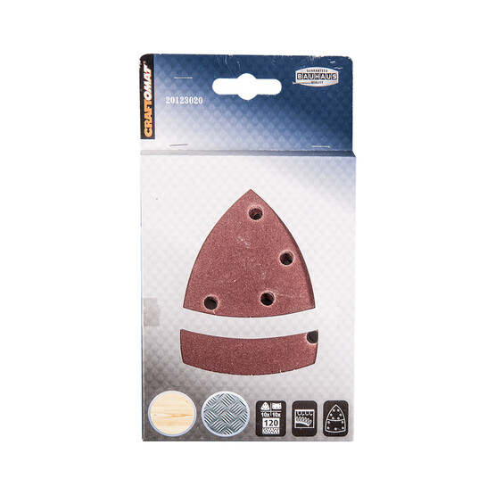 Craftomat K40 10x120 Üçgen Zımpara Tabanı 