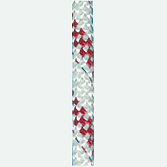 Seilflecht Atlantik Compakt Halat 5 mm Beyaz/Kırmızı