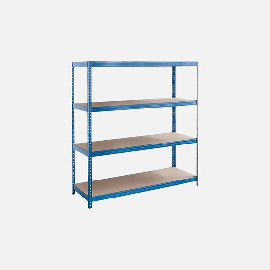 Regalux 4 Katlı Metal Raf XXL Mavi 