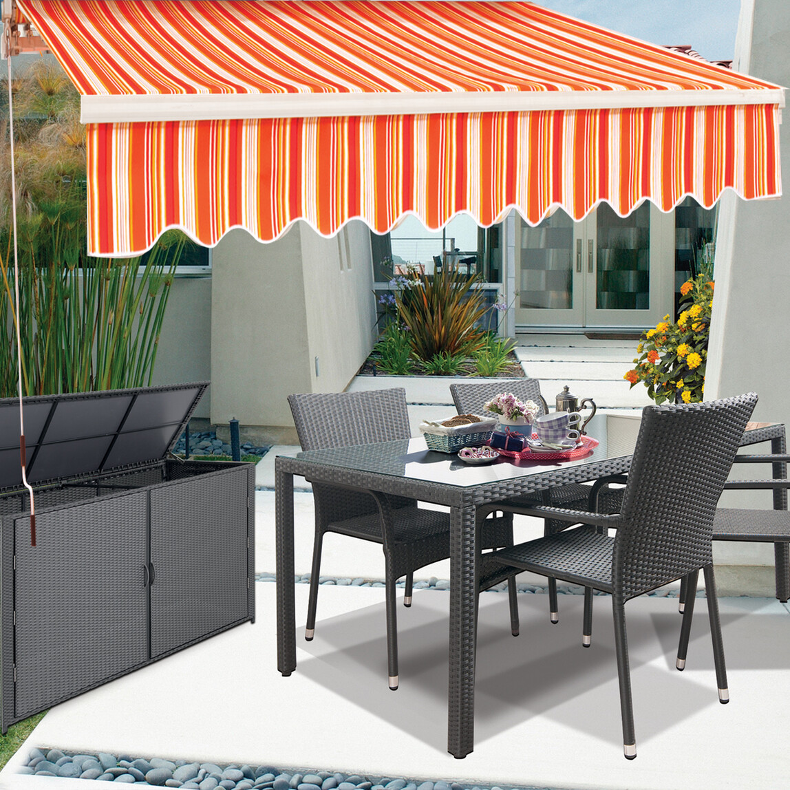    Sunfun Polyester Tente Multicolor 400x250 cm  