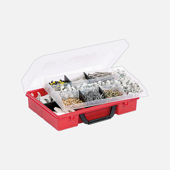 Wisent Organizer 3, 6/8 BöLümeneli, kırmızı 