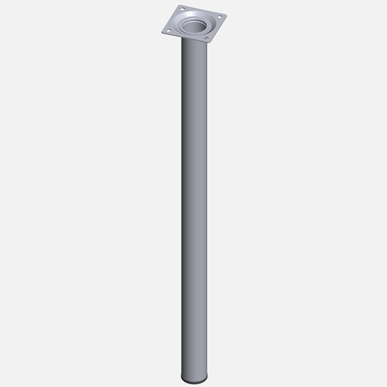 Regalux Masa Ayağı Çelik Boru Yuvarlak 600 mm Krom 