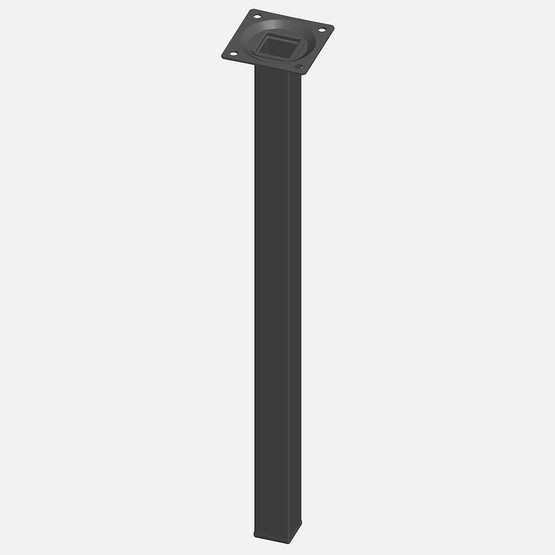 Regalux Masa Ayağı Kare Siyah 40cm 