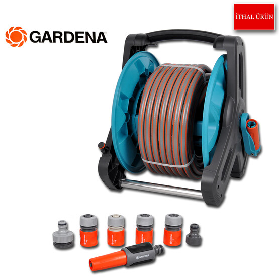 Gardena Duvara Monte Hortum Arabası Seti 