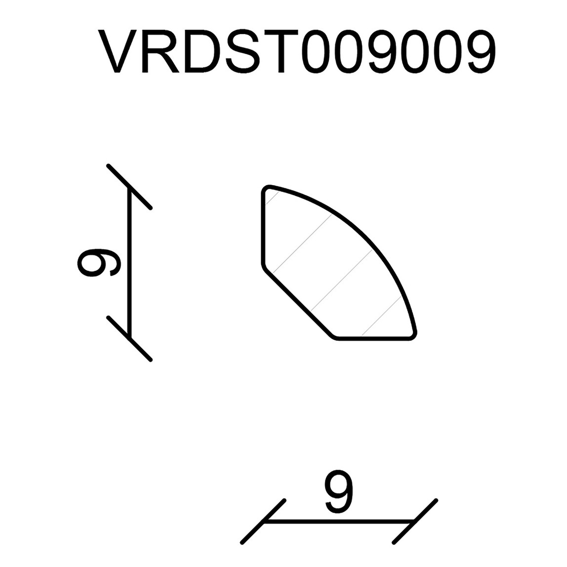    Neuhofer Yuvarlak Çeyrek Çıta  09 mm 100 cm 