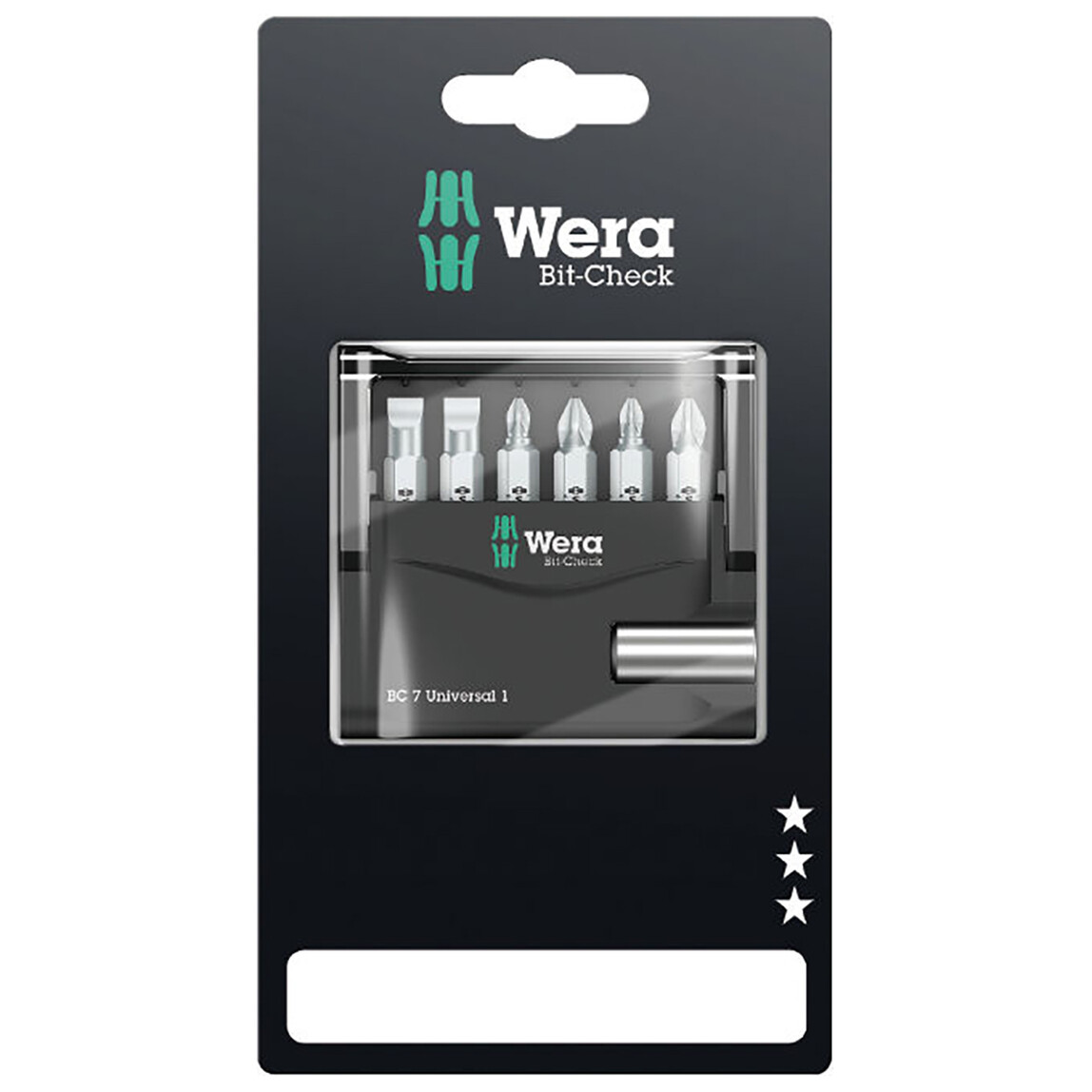    Wera Bits Uç Check 7 Universal Sb  