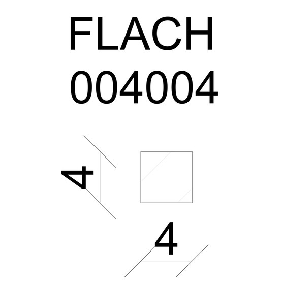 Neuhofer Kare Ahşap Çıta  04x04 mm 100 cm