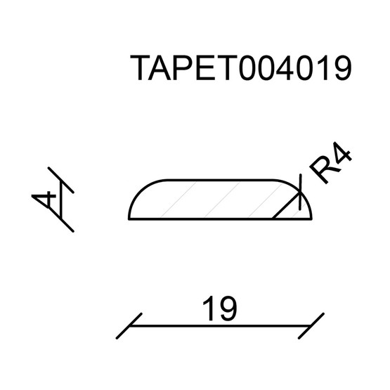 Neuhofer Duvar Kağıdı Çıtası 04x19 mm 100 cm 
