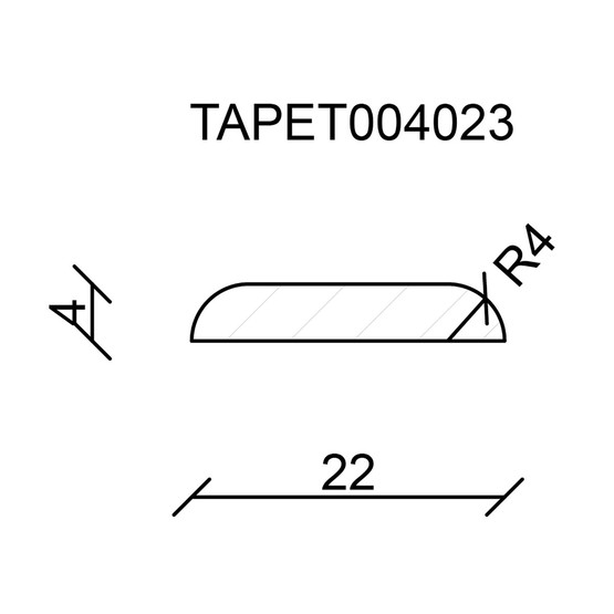 Neuhofer Duvar Kağıdı Çıtası 04x23 mm 100 cm 