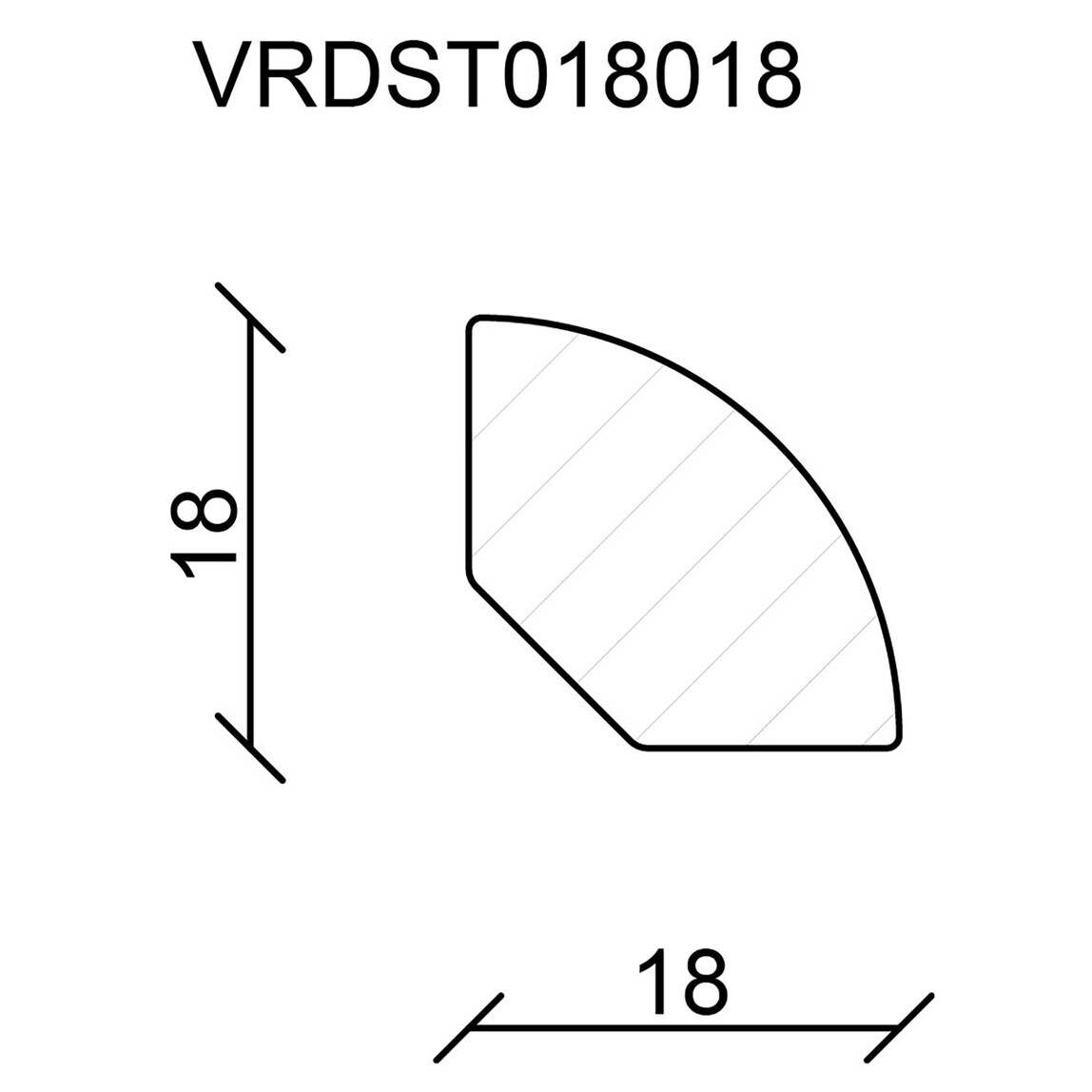    Neuhofer Yuvarlak Çeyrek Çıta 18 mm 240 cm 