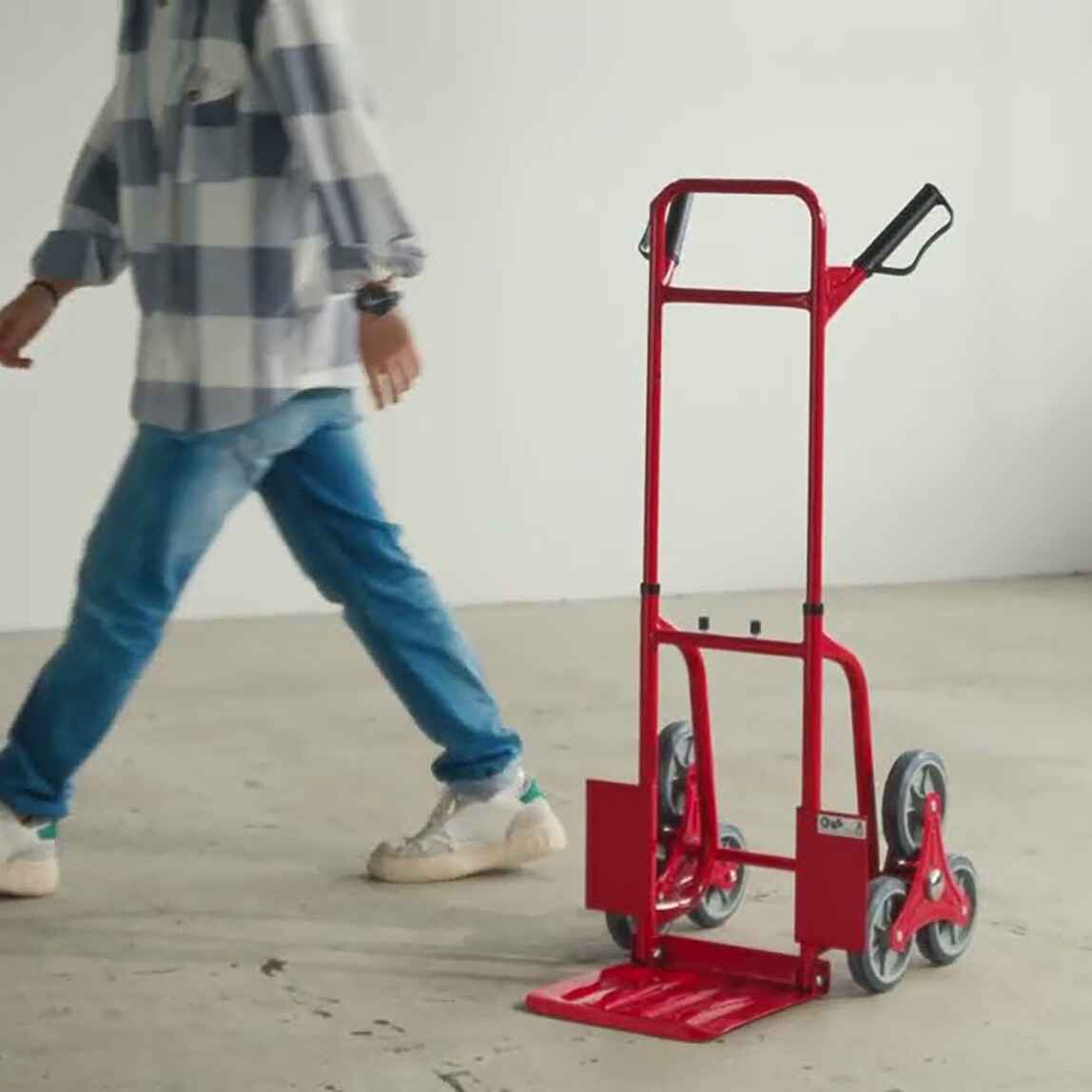    BAUHAUS Merdiven Çıkabilen Paket Taşıma Arabası 