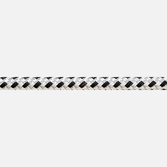 Seilflecht Halat 12 mm Beyaz/Siyah 