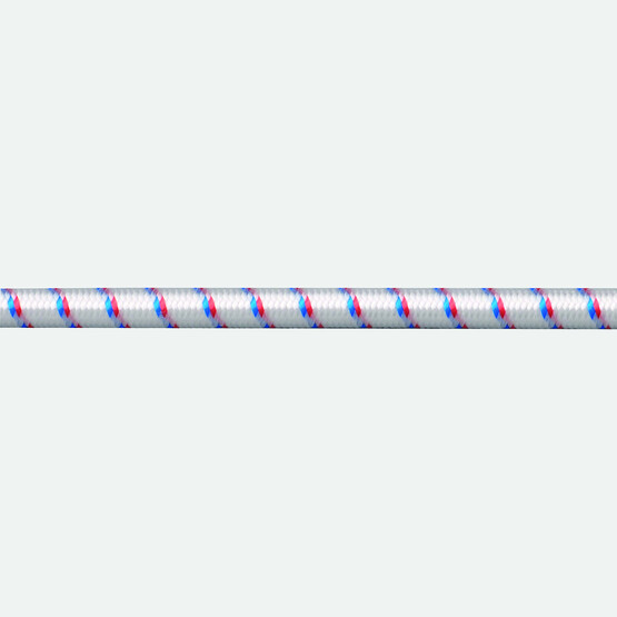 Seilflecht Lastik Halat Beyaz 6 mm 