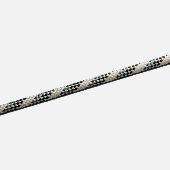 Seilflecht Halat 8 mm Beyaz/Siyah 