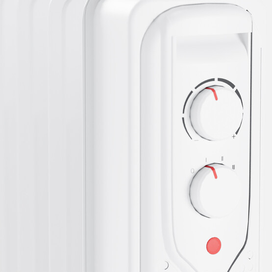 Voltomat Termostatlı 2000 W 9 Dilim Yağlı Radyatör Beyaz  