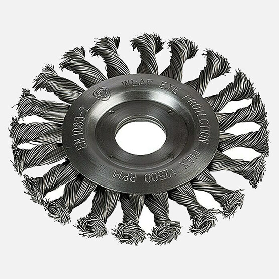 Craftomat Disk Tel Fırça - 115 mm Örgülü 