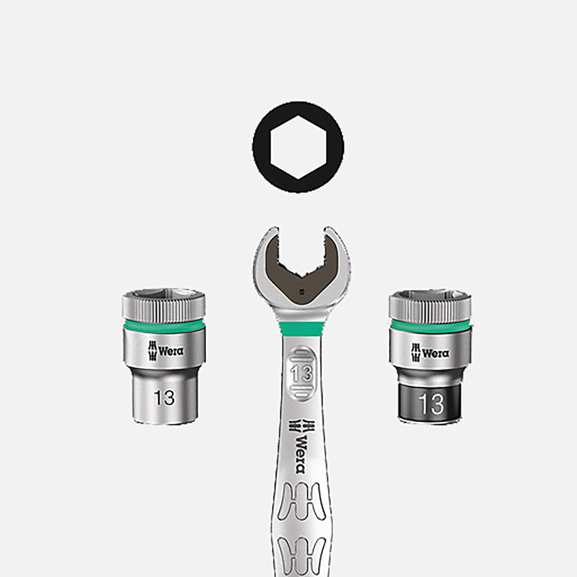    Wera 05200995001 Tool-Check Automotive 1 Bits Uç ve Cırcır Seti 