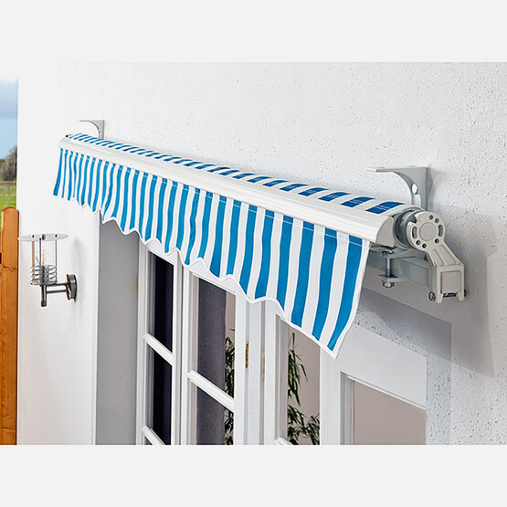Sunfun Polyester Tente Mavi-Beyaz 300x200 cm 