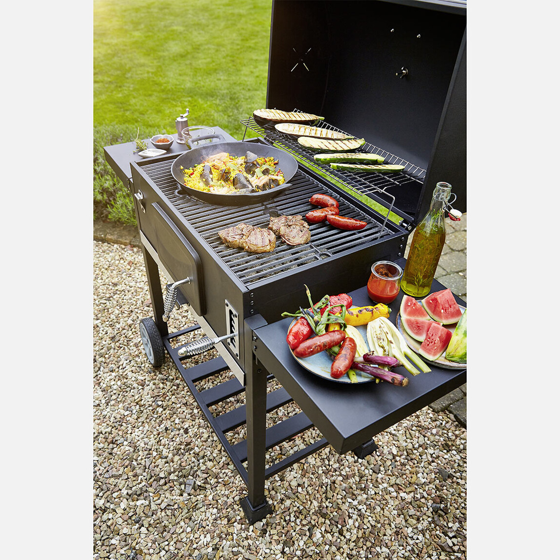    Kingstone Kömürlü Mangal Black Angus XXL  