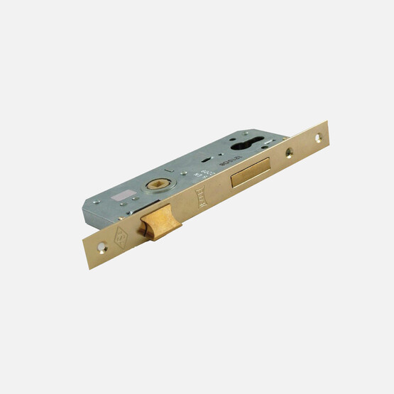 Kale Kilit Silindir Gömme Rulman 35X68 mm Sarı Daire Kilidi 