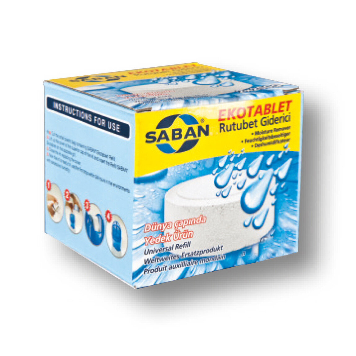    Saban Nem Alıcı Yedek Tablet 2x500 Gr  