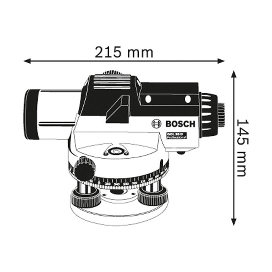 Bosch Gol26D Optik 100m Nivelman ve Tipod Lazer 