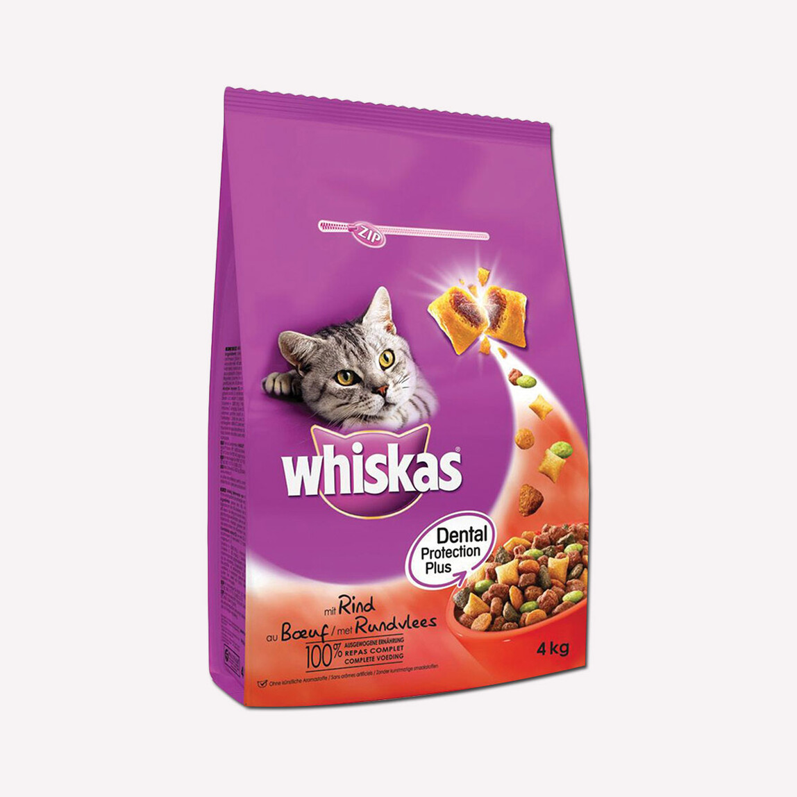    Whiskas Biftekli Kuru Kedi Maması 3.8 kg  