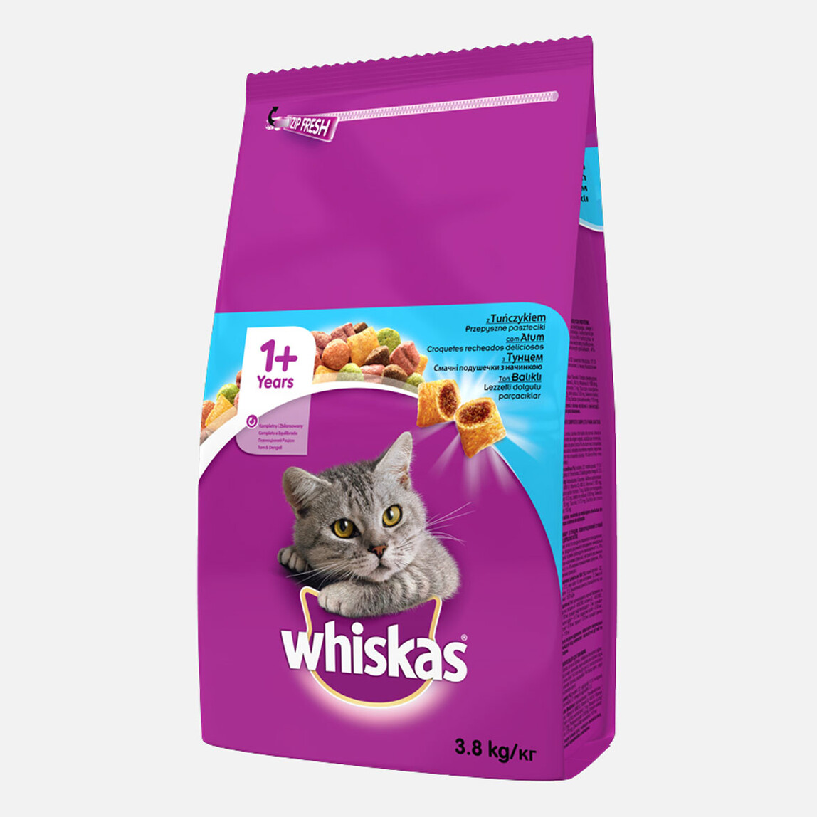    Whiskas Ton Balıklı Kuru Kedi Maması 3.8 kg  