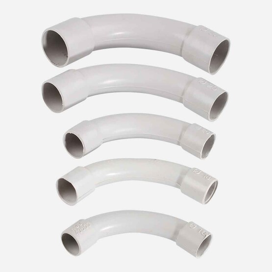 Mutlusan Pvc Alev Yaymayan Dirsek 16 mm 
