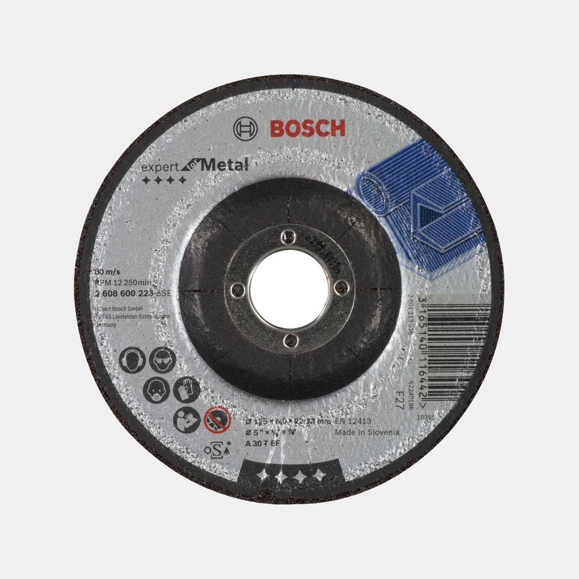    Bosch Taşlama Diski Metal 125x6 mm  