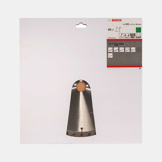 Bosch Optiline Daire Testere Bıçağı  305x30 mm  40 Diş 