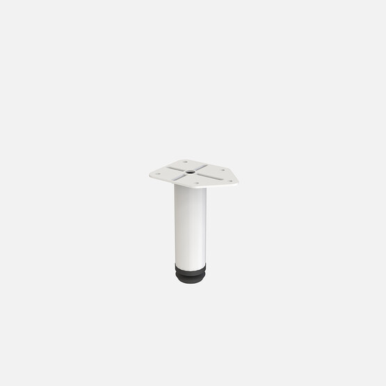 Tempo 10 cm Metal Baza Ayağı Beyaz  