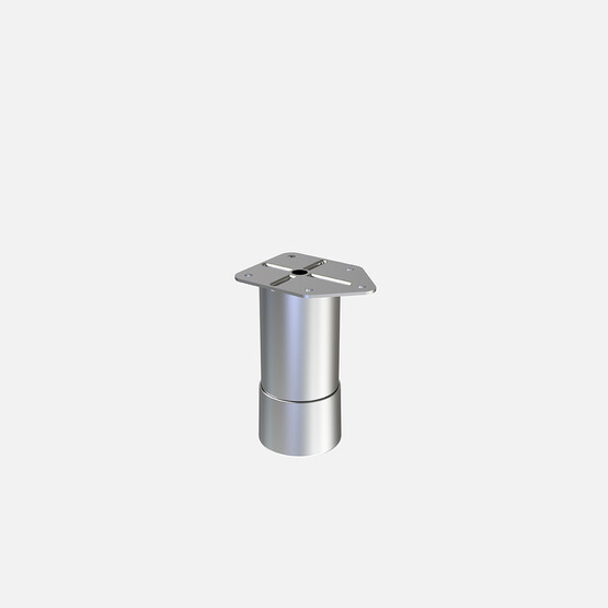 Tempo R51 Toprak Baza 10 cm Mat Krom  