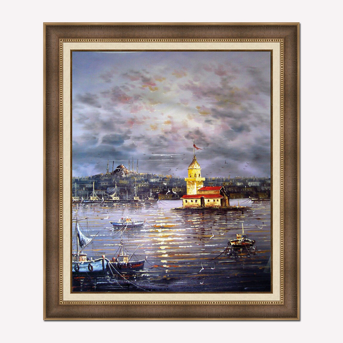    Artprint 50x60 cm Çerçeveli Yağlı Boya Resim 