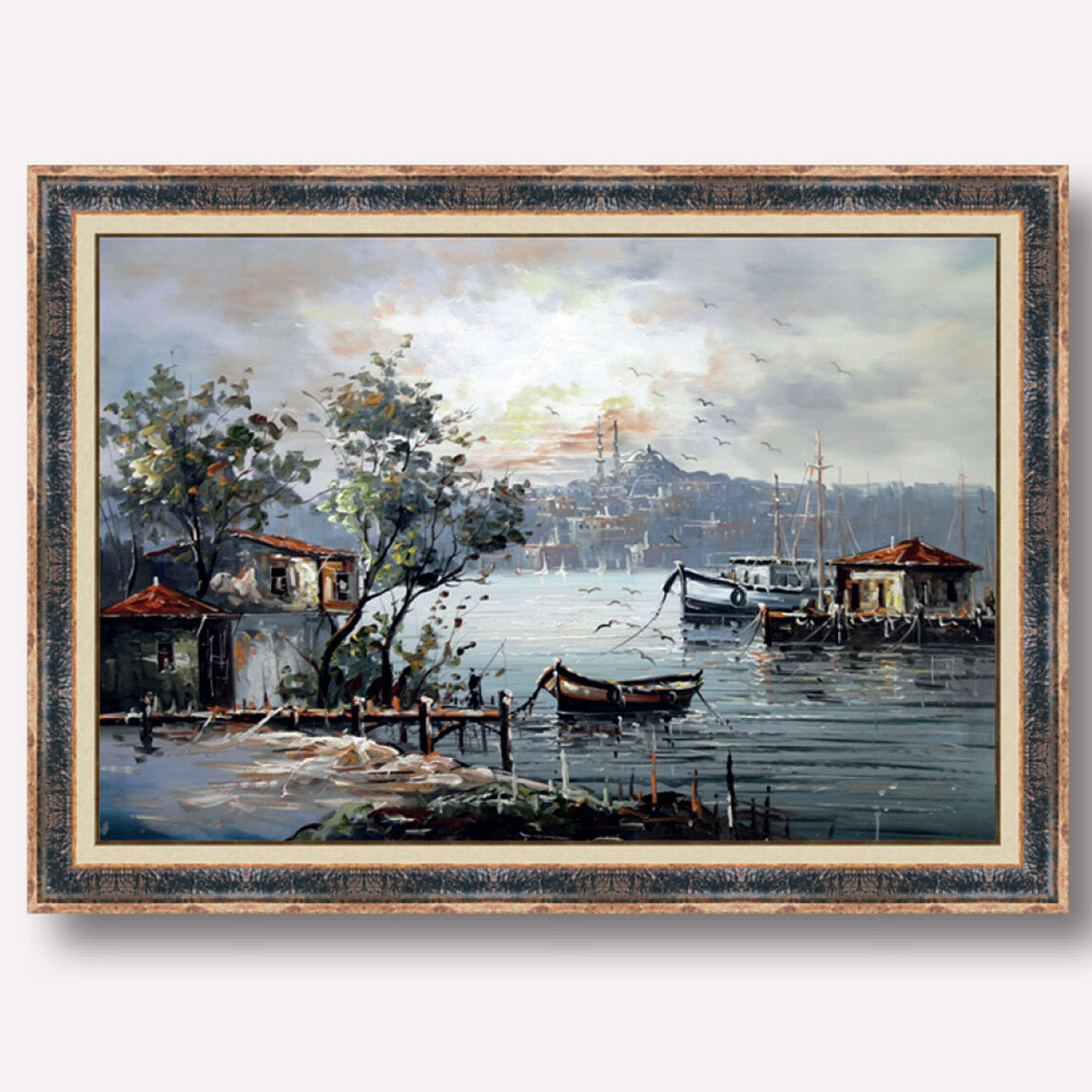    Artprint 60x90cm Çerçeveli Yağlı Boya Resim  