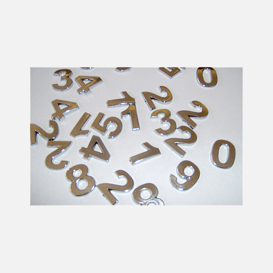 Adilon 7 Rakamı Plastik Alüminyum 25mm 