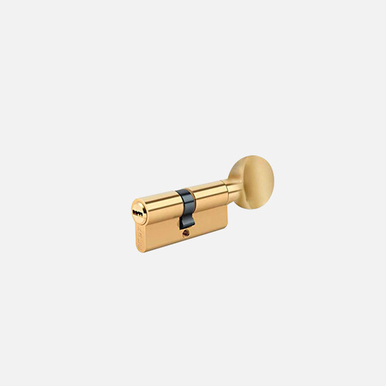 Kale Kilit Bilyalı Mandallı Silindir 76mm Sarı 
