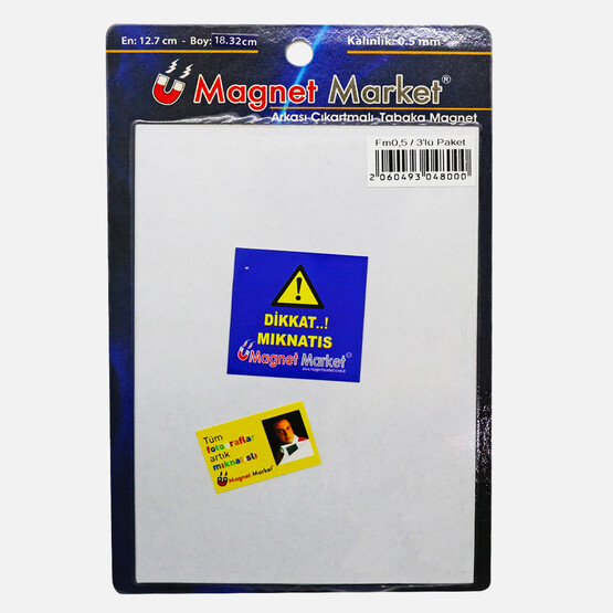Magnet Arkası Yapışkanlı Mıknatıs 