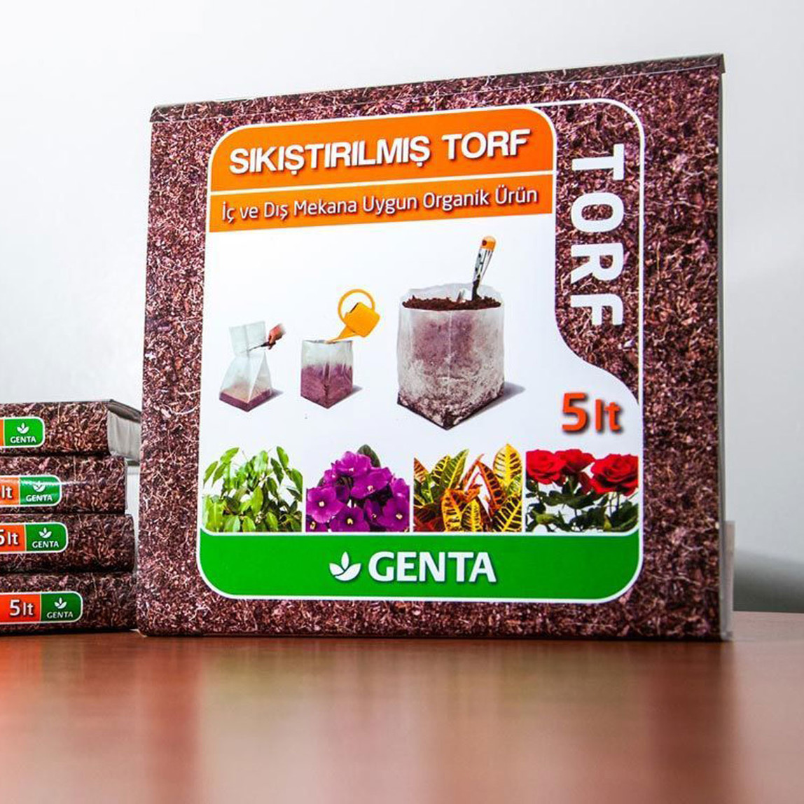    Vilmorin Genta Cocopeat Sıkıştırılmış Torf 5 lt 