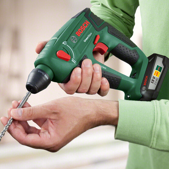 Bosch UneoMaxx 18V SDS Çift Akülü Pnömatik Kırıcı Delici Matkap 