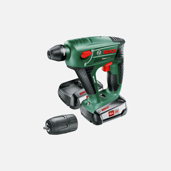 Bosch UneoMaxx 18V SDS Çift Akülü Pnömatik Kırıcı Delici Matkap 