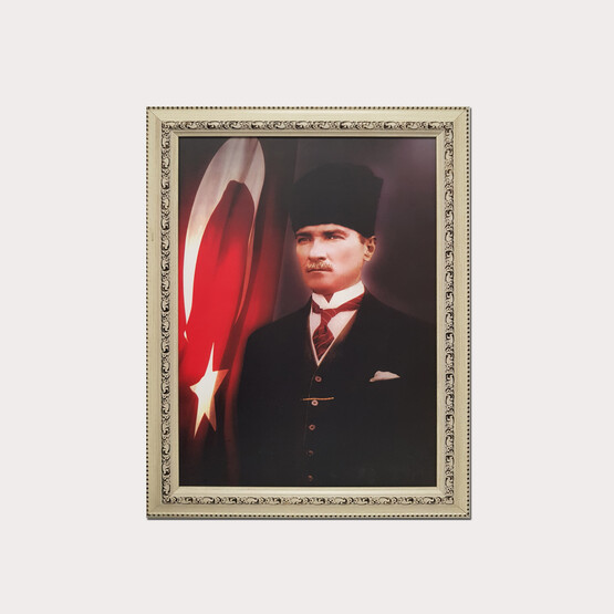 Özverler Atatürk 35x50 cm Artprint Çerçeveli Tablo 