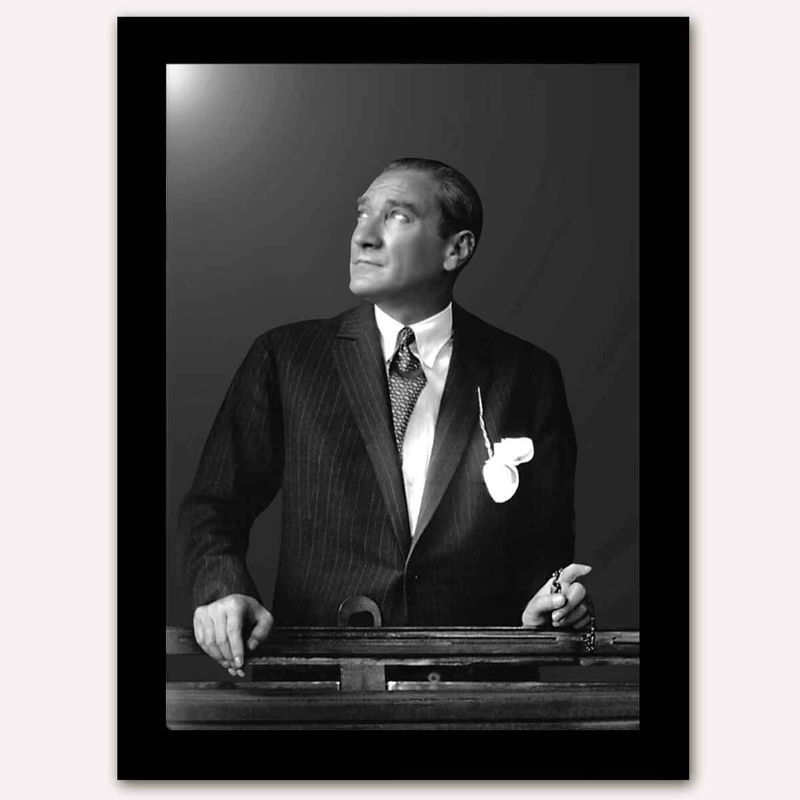    Özverler Atatürk 50x70 cm Artprint Çerçeveli Tablo  