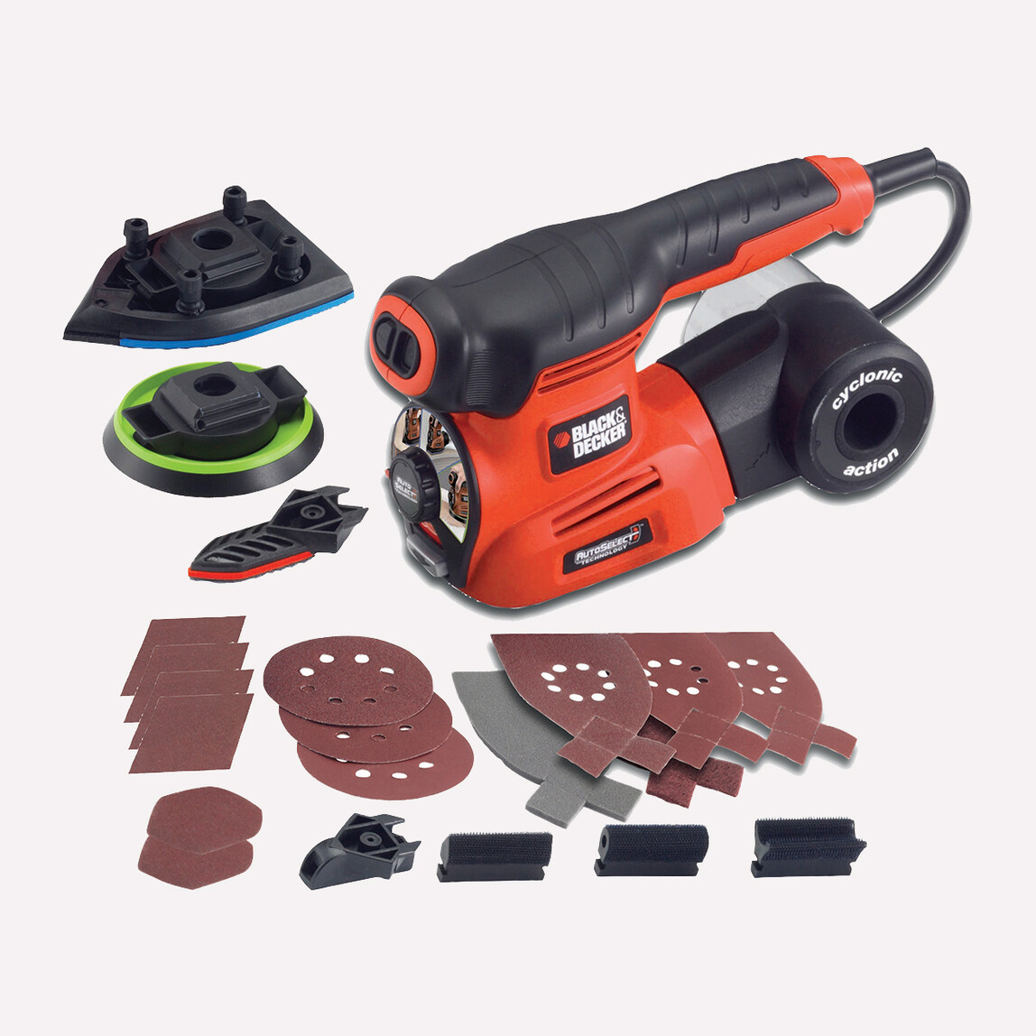    Black&Decker KA280K 220W Çok Amaçlı Zımpara  