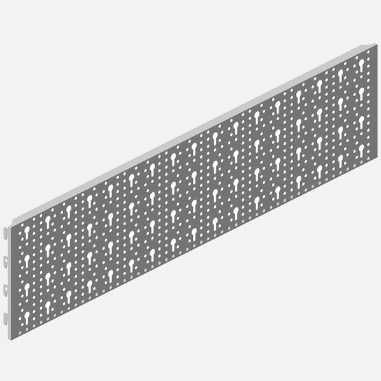 Regalux Çelik delikli Levha, 800 X 200 mm beyaz