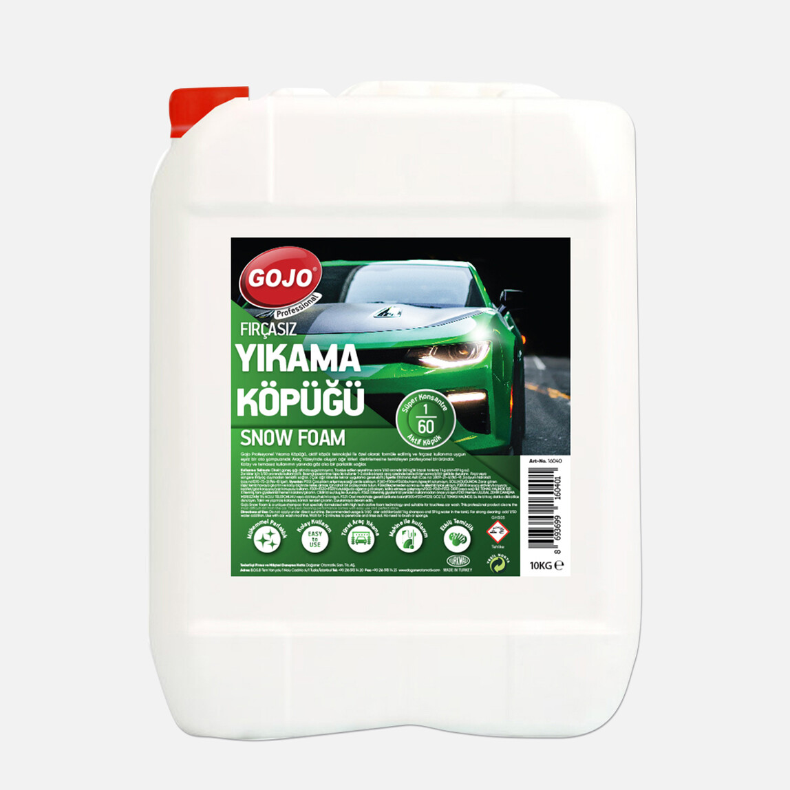    Gojo Fırçasız Yıkama Köpüğü 10 Kg  