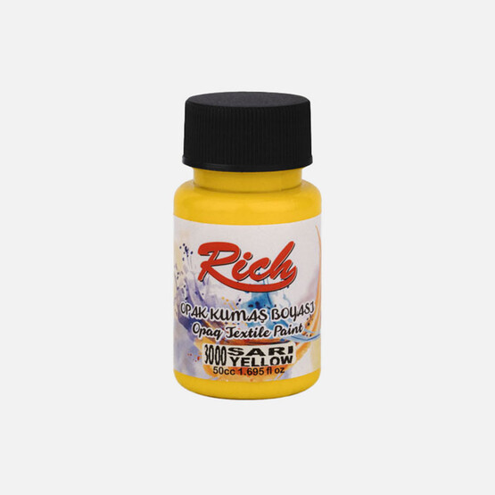 Rich Kumaş Boyası Sarı 50cc 