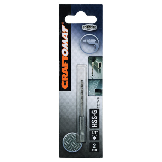 Craftomat HSS-G Metal Matkap Ucu 2 mm 1/4 