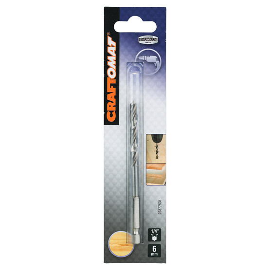 Craftomat Yılan Ahşap Matkap Ucu 6 mm 1/4Hex 